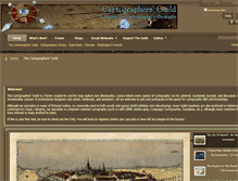 Tablet Screenshot of cartographersguild.info